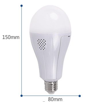 LED Лампочка з двома акумуляторами 85-265V 12W (4h-6h)