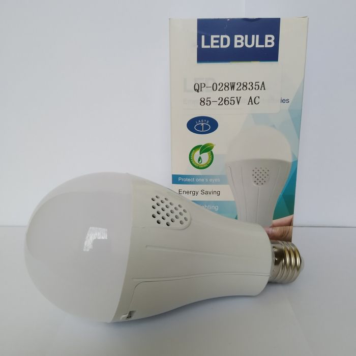 LED Лампочка з двома акумуляторами 85-265V 12W (4h-6h)