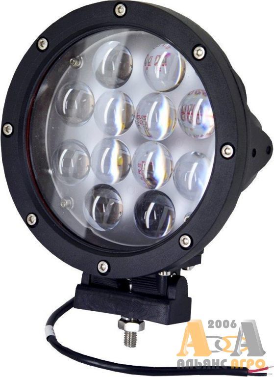 60W/30 (12x5W/вузький промінь, круглий корпус) 5280 lm LED Фара робоча 453701057 (Jubana)