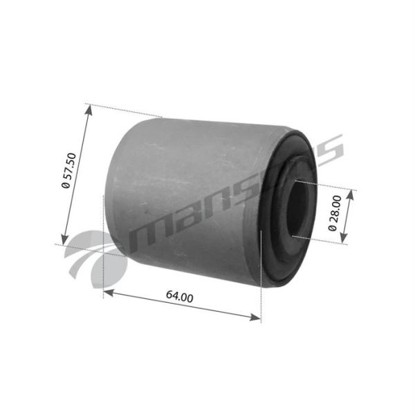 Втулка стабілізатора заднього Volvo F10/F12, RVI Kerax,7401134955,FE11565,AUG51588,DT2.61078 Втулка стабілізатора заднього Volvo F10/F12, RVI Kerax,7401134955,FE11565,AUG51588,DT2.61078
