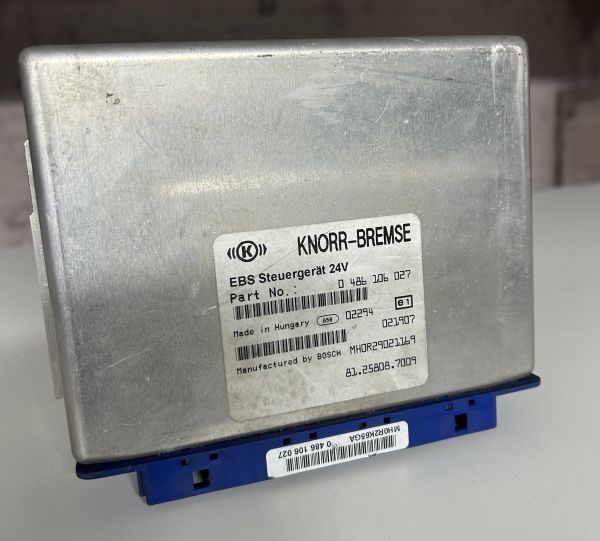 Блок керування ЄБС MAN 81.25808-7009 Knorr-Bremse 0486106027 Блок керування ЄБС MAN 81.25808-7009 Knorr-Bremse 0486106027