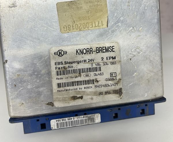 Блок керування EBS knorr bremse 2EPM 0486106085 Renault Premium DXI Magnum BOSCH MH2D17070293 Блок керування EBS knorr bremse 2EPM 0486106085 Renault Premium DXI Magnum BOSCH MH2D17070293