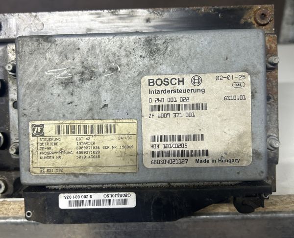Блок керування BOSCH 0260001028, ZF 6009371001, EST42 6009071093, 6009371111, 1686847 Блок керування BOSCH 0260001028, ZF 6009371001, EST42 6009071093, 6009371111, 1686847