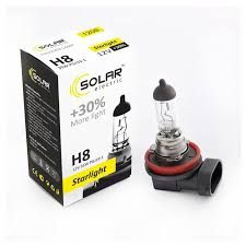 Лампа "SOLAR" Н 8 12V 35W  +30% Лампа "SOLAR" Н 8 12V 35W  +30%
