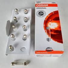 Лампа OSRAM 12V 10W пальчик Лампа OSRAM 12V 10W пальчик