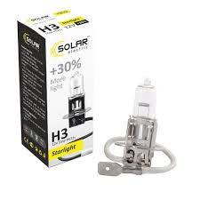 Лампа "SOLAR" Н 3 12V 55W  +30% Лампа "SOLAR" Н 3 12V 55W  +30%
