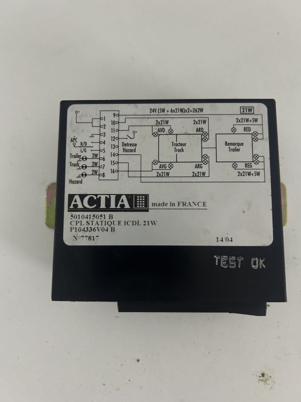 Реле поворотів Renault Magnum-Premium євро 3, Actia 5010415051